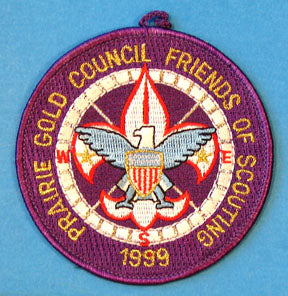1999 Friends of Scouting Patch Prairie Gold Area