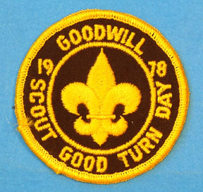 1978 Scout Good Turn Day Patch Goodwill