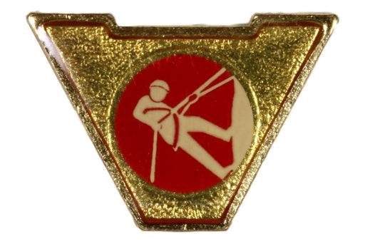 Varsity Scout Letter Pin Rock Climbing and Rappelling