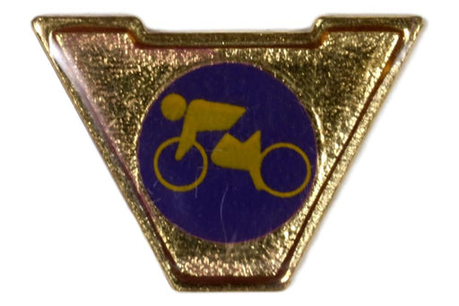 Varsity Scout Letter Pin Cycling