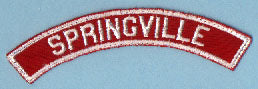 Springville Red and White City Strip