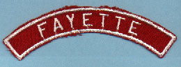 Fayette Red and White City Strip