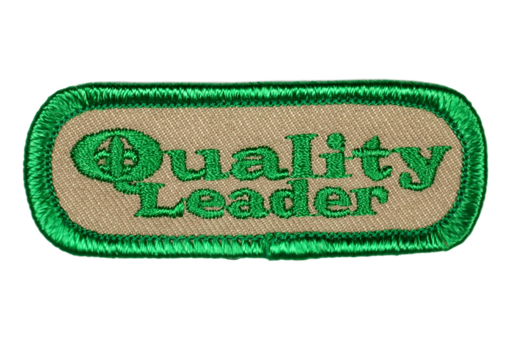 Quality Leader Patch Green