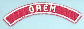 Orem Red and White City Strip