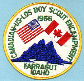 1966 LDS Canadian-US Encampment Jacket Patch