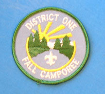 District One Fall Camporee Patch