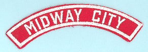 Midway City Red and White City Strip