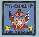 2001 Scout O Rama High Adventure Patch