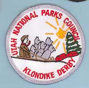 1984 Utan National Parks Klondike Derby Patch