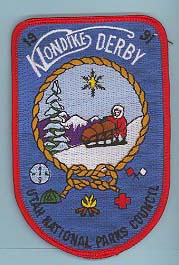 1991 Utah National Parks Klondike Derby Patch