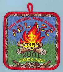 2001 Scout O Rama Patch Red Border