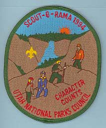 1994 Scout O Rama Patch Green Border