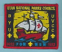 1992 BYU Merit Badge Pow Wow Patch