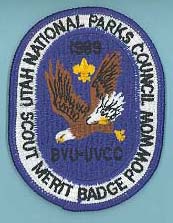 1989 BYU Merit Badge Pow Wow Patch