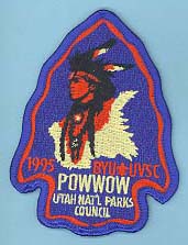 1995 BYU Merit Badge Pow Wow Patch