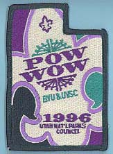 1996 BYU Merit Badge Pow Wow Patch