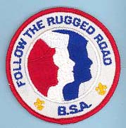 1966 Follow the Rugged Road Patch