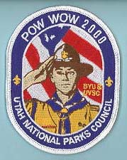 Lodge 508 BYU Merit Badge Pow Wow 2000 Staff Patch