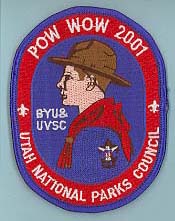 Lodge 508 BYU Merit Badge Pow Wow 2001 Staff Patch