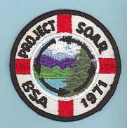 Project SOAR Patch 1971 Thin Letters