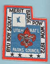 1972 BYU Merit Badge Pow Wow Patch