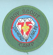 Boy Scout Camp Patch Paper Back