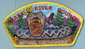 Snake River Council 2001 NJ JSP Yellow Border