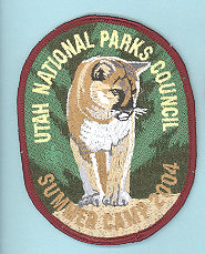 2004 Utah National Parks Camper Patch