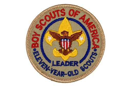 Eleven Year Old Scouts Leader Patch YEL FDL