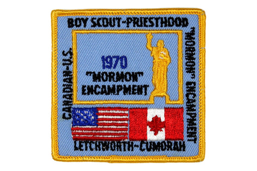 1970 Mormon Encampment Patch