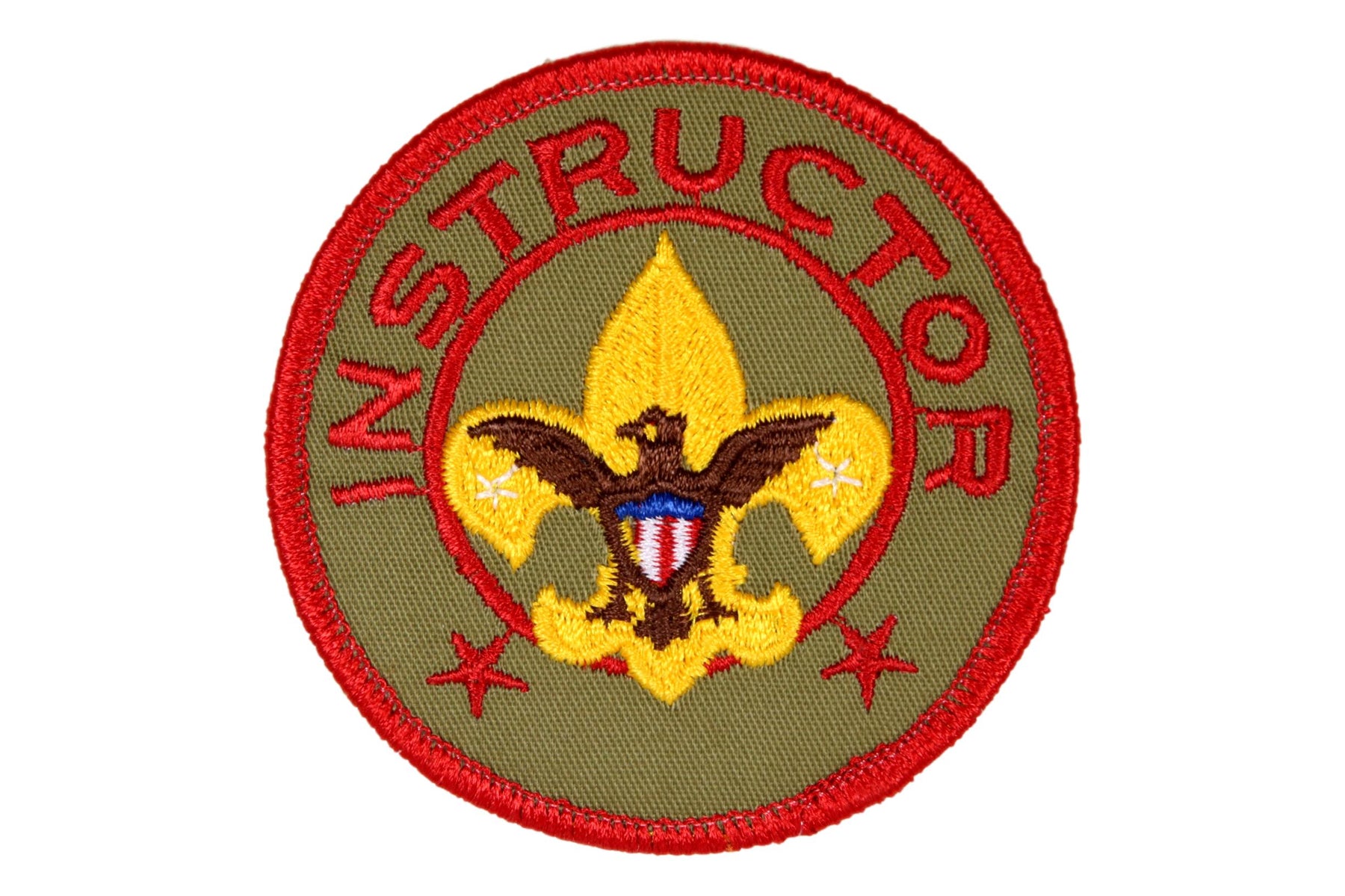 Instructor Patch 1970s 3" Rolled Edge