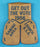 Sabine Area Council 1956 Get Out the Vote Leather Neckerchief Slide