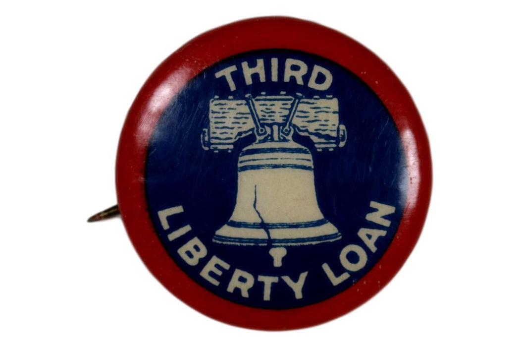 Third Liberty Loan Pin Back