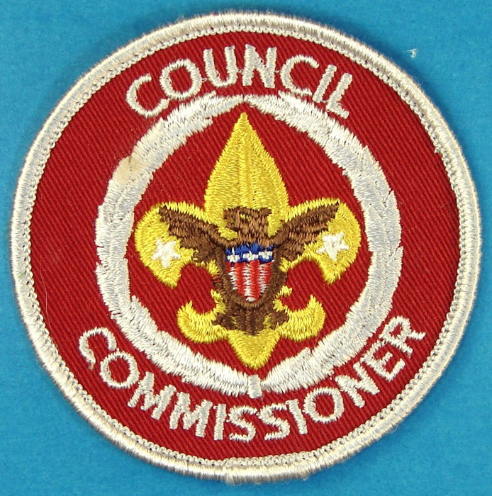 Council Commissioner Patch 1970s - 2010