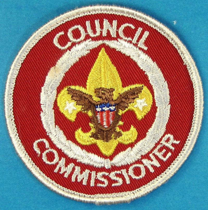 Council Commissioner Patch 1970s - 2010