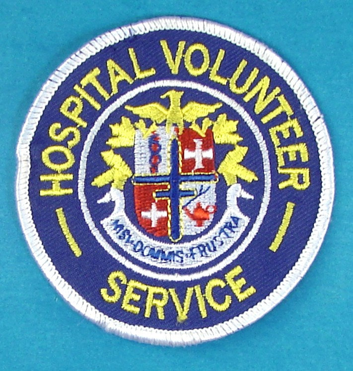 Hospital Volunteer Service Patch