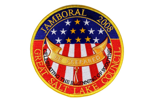 2008 Great Salt Lake Council Jamboral Jacket Patch with Second Class Pins