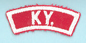 Kentucky Red and White State Strip