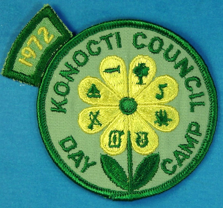 Konocti Camp Patch Day Camp with 1972 Segment