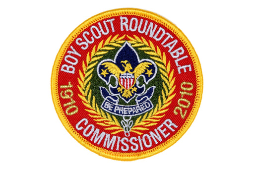 Boy Scout Roundtable Commissioner Patch 2010 BSA Back