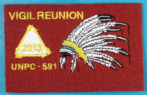 Lodge 508 Vigil Reunion 2013 Patch