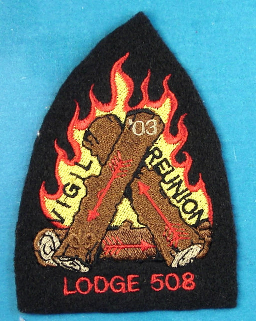 Lodge 508 Vigil Reunion 2003 Patch