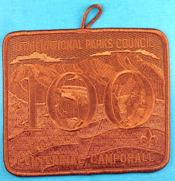 2010 Utah National Parks Centennial Camporall Patch Bronze
