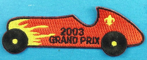 Pinewood Derby Grand Prix Patch 2003