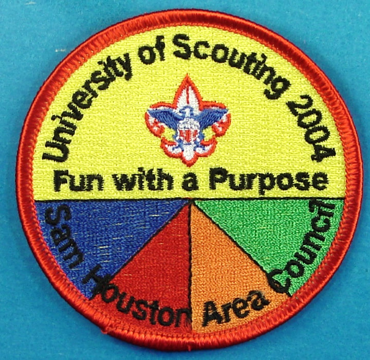 Sam Houston Area University of Scouting Patch 2004