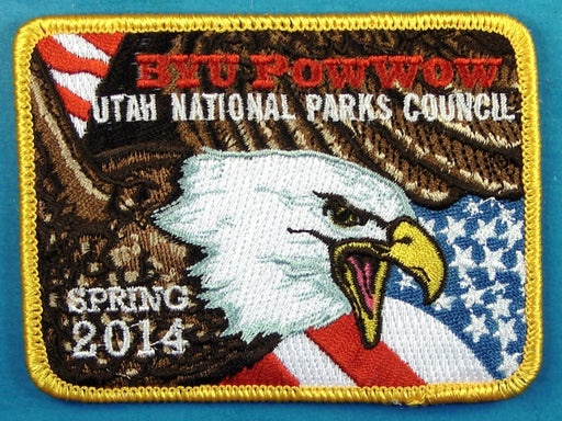 2014 Spring BYU Merit Badge Pow Wow Patch