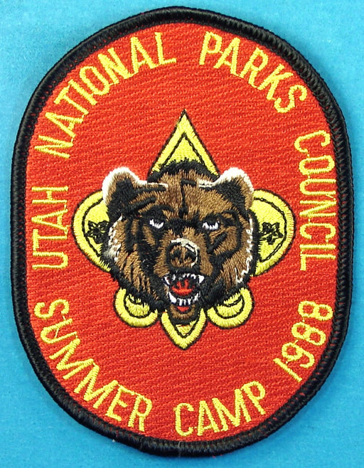 1988 Utah National Parks Camper Patch No Teeth Remake