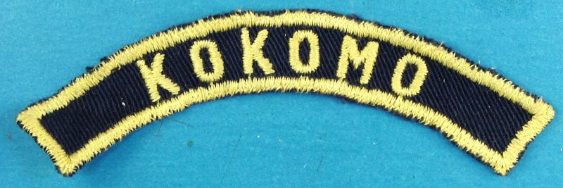 Kokomo Blue and Yellow City Strip
