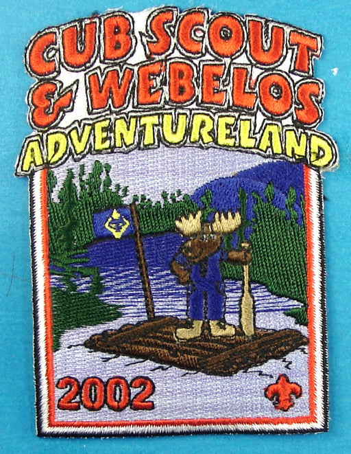 Cub scout & Webelos Adventureland Patch 2002