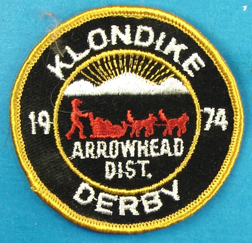 Arrowhead Klondkie Derby Patch 1974